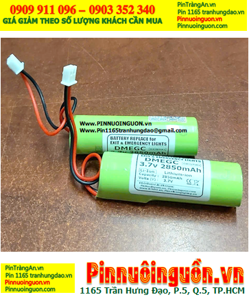Pin đèn exit thoát hiểm Sự cố khẩn cấp Pin sạc Lithium 3.7v 2850mAh DMEGC INR18650-29E chính hãng