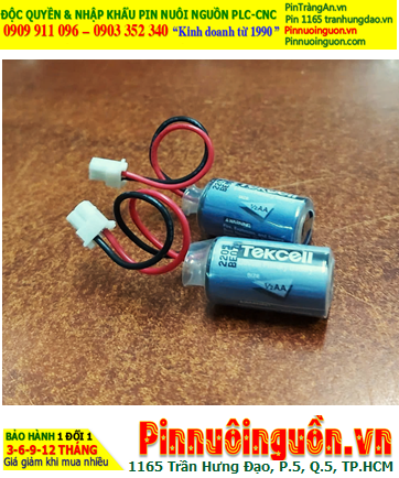 Tekcell SB-AA02; Pin nuôi nguồn PLC Tekcell SB-AA02 lithium 3.6v 1/2AA 1200mAh _Xuất xứ Hàn Quốc