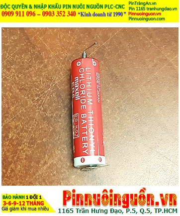 Maxell ER6 (chân thép hàn); Pin nuôi nguồn PLC Maxell ER6 3.6v AA 2000mAh Lithium Thionyl Chloride