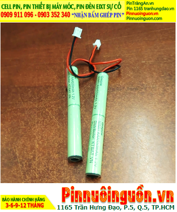 Pin đèn Exit thoát hiểm 2.4v-AAA550mAh, Pin đèn sự cố khẩn cấp 2.4v-AAA550mAh, Pin Sạc 2.4v-AAA550mAh