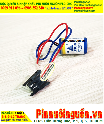 Lisun ER14250; Pin nuôi nguồn Lisun ER14250 lithium 3.6v 1/2AA 1200mAh chính hãng