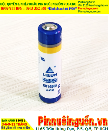 Lisun ER14505 _Pin ER14505; Pin nuôi nguồn Lisun ER14505 lithium 3.6v AA 2600mAh chính hãng
