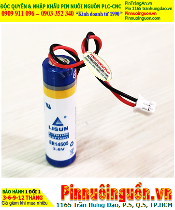 Lisun ER14505 (Zắc Ph2.0-2P); Pin nuôi nguồn Lisun ER14505 lithium 3.6v AA 2600mAh chính hãng