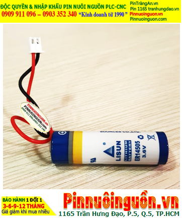 Lisun ER14505 (Zắc PH2.54-2P); Pin nuôi nguồn Lisun ER14505 lithium 3.6v AA 2600mAh chính hãng