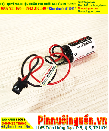 EVE ER14250 (Zắc DF1.35-2P) ; Pin nuôi nguồn EVE ER14250 lithium 3.6v 1/2AA 1200mAh chính hãng