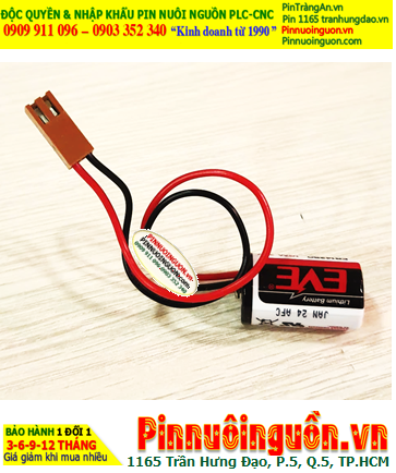 EVE ER14250 (JEA 2.54-2P), Pin nuôi nguồn EVE ER14250 lithium 3.6v 1200mAh 1/2A chính hãng