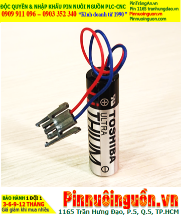 Toshiba ER6V; Pin nuôi nguồn PLC Toshiba ER6V lithium 3.6v AA 2000mAh chính hãng _Xuất xứ Nhật