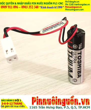 Toshiba ER6V; Pin nuôi nguồn PLC Toshiba ER6V lithium 3.6v AA 2000mAh chính hãng _Xuất xứ Nhật