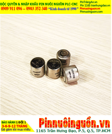 Lisun CR1/3N Pin CR1/3N (viên trơn), Pin nuôi nguồn PLC Lisun CR1/3N lithium 3v 170mAh chính hãng