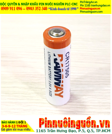 RAMWAY CR17505, Pin nuôi nguồn PLC Ramway CR17505 Lithium Manganese 3V 2300mAh chính hãng