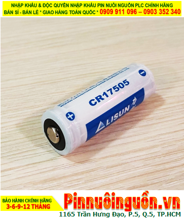 Lisun CR17505, Pin nuôi nguồn PLC Lisun CR17505 lithium manganese 3v 2500mAh chính hãng
