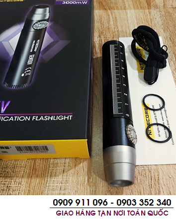 NITECORE GEM 8UV, ĐÈN SOI ĐÁ QUÝ- soi tiền giả NITECORE GEM 8UV với 3000mW 365nm bước sóng