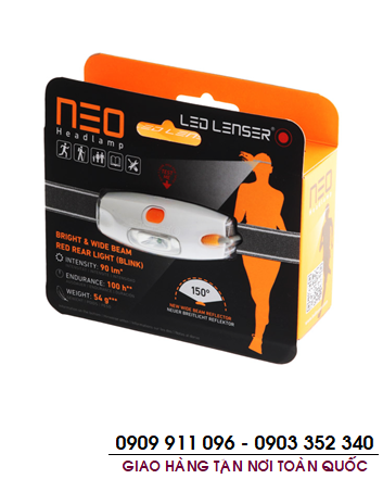 Đèn pin đội đầu siêu sáng LED LENSER NEO HEADLAMPS ORANGE chính hãng| có sẳn hàng