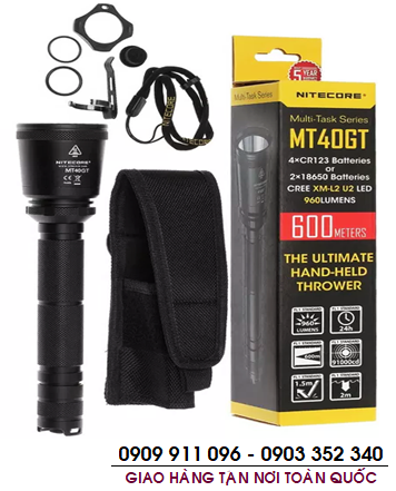 Nitecore MT40GT, Đèn pin siêu sáng Nitecore MT40GT (960 Lumens-Cree XM-L2 (U2) chính hãng