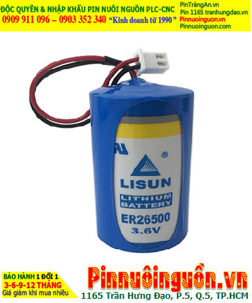 Lisun ER26500; Pin nuôi nguồn Lisun ER26500 lithium 3.6v C 9000mAh chính hãng