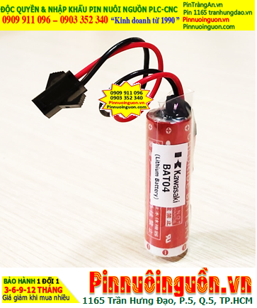 KAWASAKI BAT04-K _Pin nuôi nguồn KAWASAKI BAT04-K lithium 3.6v chính hãng (Xuất xứ NHẬT)