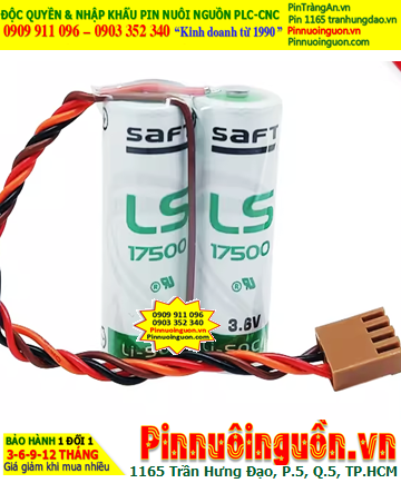 Saft 2LS17500, Pin nuôi nguồn PLC Saft 2LS17500 lithium 3.6v 7200mAh chính hãng _Xuất xứ Pháp
