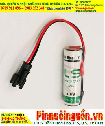 Saft LS14500 _Pin LS14500; Pin nuôi nguồn PLC Saft LS14500 lithium 3.6v AA 2600mAh _Xuất xứ Pháp