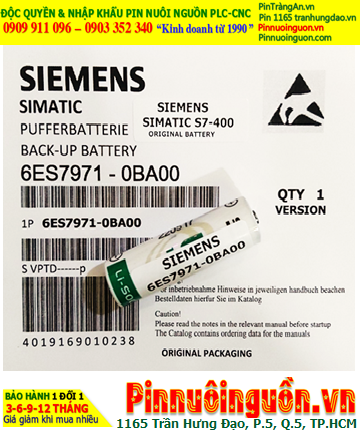 Siemens S7-400; Pin nuôi nguồn PLC Siemens S7-400 lithium 3.6v AA 2600mAh chính hãng _Xuất xứ PHÁP