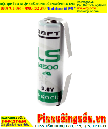 Pin Saft LS14500 _Pin LS14500; Pin nuôi nguồn PLC Saft LS14500 lithium 3.6v AA 2600mAh _Xuất xứ Pháp