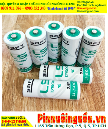 Pin Saft LS17500 _Pin LS17500; Pin nuôi nguồn PLC Saft LS17500 lithium 3.6v A 3600mAh _Xuất xứ Pháp