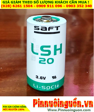 Pin Saft LSH20 _Pin LSH20; Pin nuôi nguồn PLC Saft LSH20 lithium 3.6v D 13000mAh _Xuất xứ Pháp
