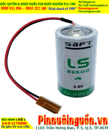 Pin Saft LS26500 _Pin LS26500; Pin nuôi nguồn PLC Saft LS26500 lithium 3.6v C 7700mAh _Xuất xứ Pháp
