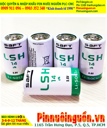 Pin Saft LSH14 _Pin LSH14; Pin nuôi nguồn PLC Saft LSH14 lithium 3.6v C 5800mAh _Xuất xứ Pháp