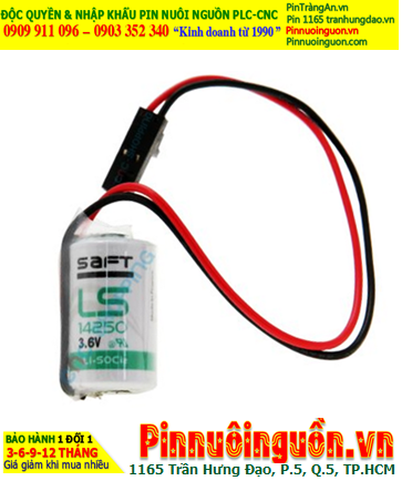 Pin LS14250 _Pin Saft LS14250; Pin nuôi nguồn Saft LS14250 lithium 3.6v 1/2AA 1200mAh _Xuất xứ Pháp