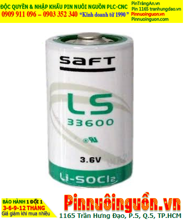 Pin LS33600 _Pin Saft LS33600 thay pin nuôi nguồn Allen Bradley 1770XO D 17000mAh 3.6v _Made in France