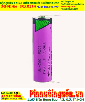 Pin Tadiran SL-360; Pin SL-360; Pin nuôi nguồn PLC Tadiran SL-360 lithium 3.6v AA 2400mAh _Xuất xứ Israel