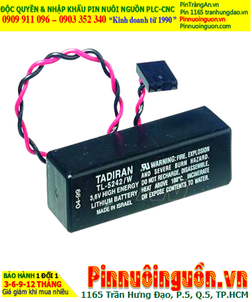Pin Tadiran TL-5242; Pin nuôi nguồn Tadiran TL-5242 lithium 3.6v chính hãng _Xuất xứ Israel