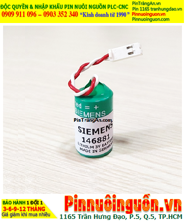 Siemens 146881, Pin nuôi nguồn PLC Siemens 146881 lithium 3V 1/2AA 850mAh chính hãng _Xuất xứ ĐỨC