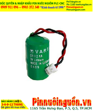 Pin Varta CR1/2AA _Pin CR1/2AA; Pin nuôi nguồn PLC Varta CR1/2AA 1/2AA 950mAh _Made in Germany