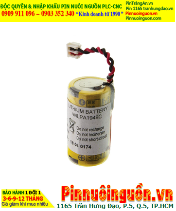 Modicon WILPA1949C _Pin nuôi nguồn Modicon WILPA1949C lithium 3.0v 1200mAh (Xuất xứ Nhật)