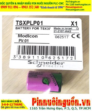 Schneider TSXPLP01, Pin nuôi nguồn Schneider TSX-PLP-01 lithium 3.6v, Xuất xứ ISRAEL