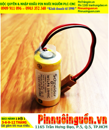Schneider  WILPA1949C _Pin nuôi nguồn  SchneiderWILPA1949C lithium 3.0v 1200mAh, Xuất xứ NHẬT