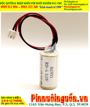 Koyo RB-5, Pin nuôi nguồn PLC Koyo RB-5 lithium 3v 1800mAh chính hãng _Xuất xứ Nhật