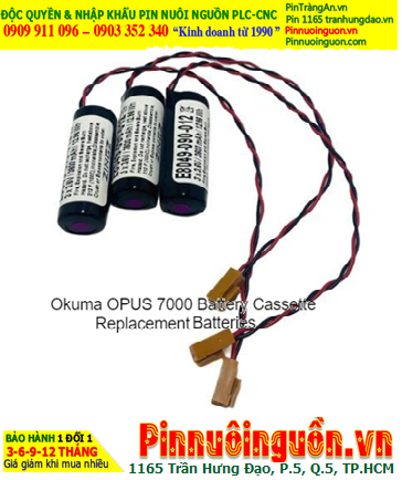 OKUMA ER17500, Pin nuôi nhớ NC Okuma / Toshiba ER17500 lithium 3.6v chính hãng, Xuất xứ Nhật