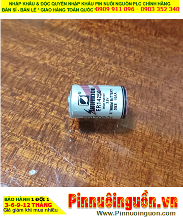 SUNMOON ER14250 _Pin nuôi nguồn TIMER SUNMOON ER14250 lithium 3.6v 1/2AA 1200mAh