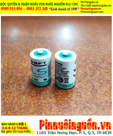 Pin Saft LS14250 _Pin đầu dò máy phay Saft LS14250 lithium 3.6v 1/2AA 1200mAh chính hãng