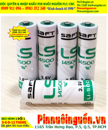 Pin máy đếm lượt người (khách) Saft LS14500 size AA lithium 3.6v 2600mAh  _Made in Franc