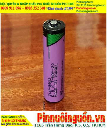 Pin máy đếm lượt người (khách) Tadiran TL-5903 lithium 3.6v AA  2400mAh _Made in Israel