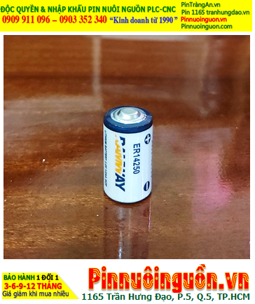 Pin ER14250 _RAMWAY ER14250; Pin nuôi nguồn RAMWAY ER14250 3.6v 1/2AA 1200mAh chính hãng