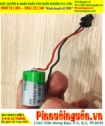 XENO XL-050F (ZẮC ĐEN); Pin nuôi nguồn XENO XL-050F lithium 3.6v 1/2AA 1200mAh _Xuất xứ Hàn Quốc