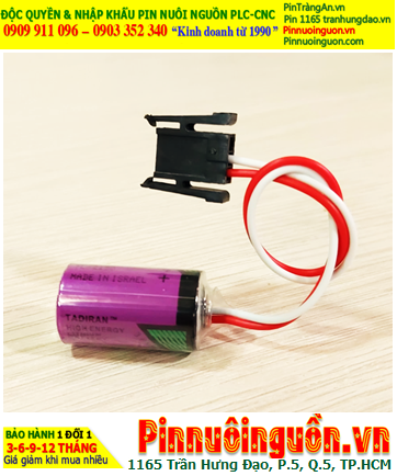 Tadiran TL-5902 (ZẮC CẮM); Pin nuôi nguồn Tadiran TL-5902 lithium 3.6v 1/2AA 1200mAh _Xuất xứ Israel