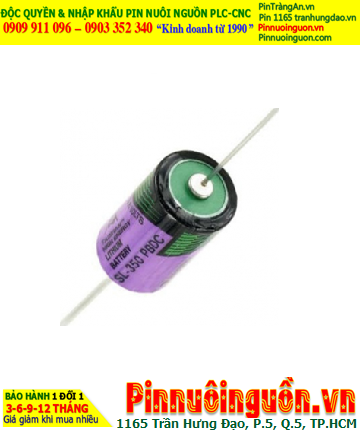 Tadiran SL-550 (trục thép hàn); Pin nuôi nguồn PLC Tadiran SL-550 lithium 3.6v 1/2AA 900mAh _Xuất xứ Israel