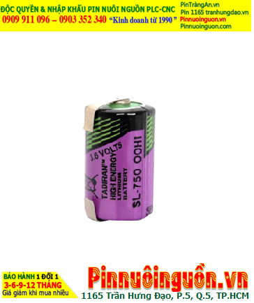 Tadiran SL-750; Pin nuôi nguồn PLC Tadiran SL-750 lithium 3.6v 1/2AA 1100mAh _Xuất xứ Israel