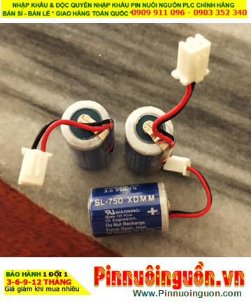 Sonnecell SL-750, Pin nuôi nguồn PLC Sonnecell SL-750 lithium 3.6v 1/2AA 1000mAh _Xuất xứ Đức