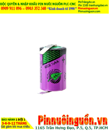 Tadiran TL-2150; Pin nuôi nguồn PLC Tadiran TL-2150 lithium 3.6v 1/2AA 1000mAh _Xuất xứ Israel